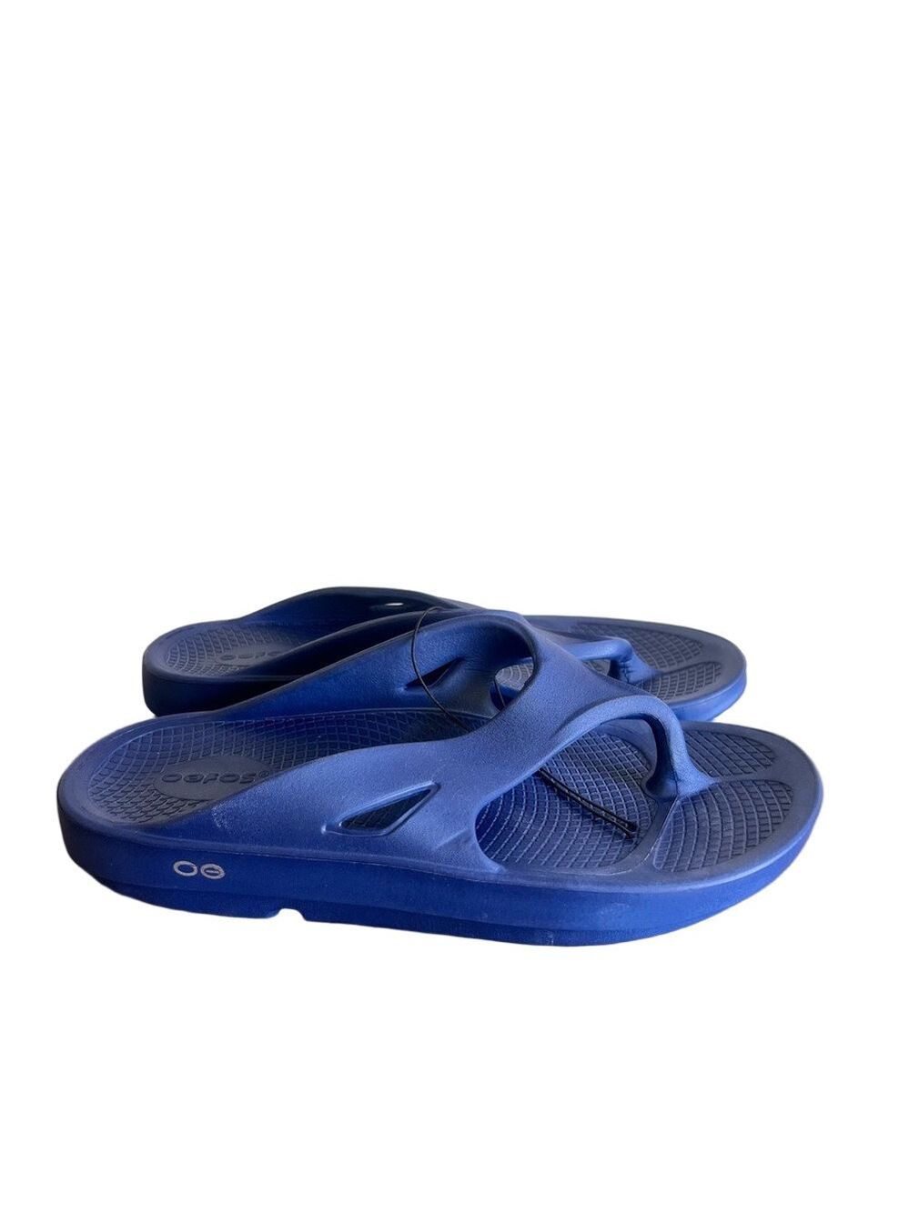Oofos Ooriginal Unisex Navy Recovery Sandal Size 9 or 11